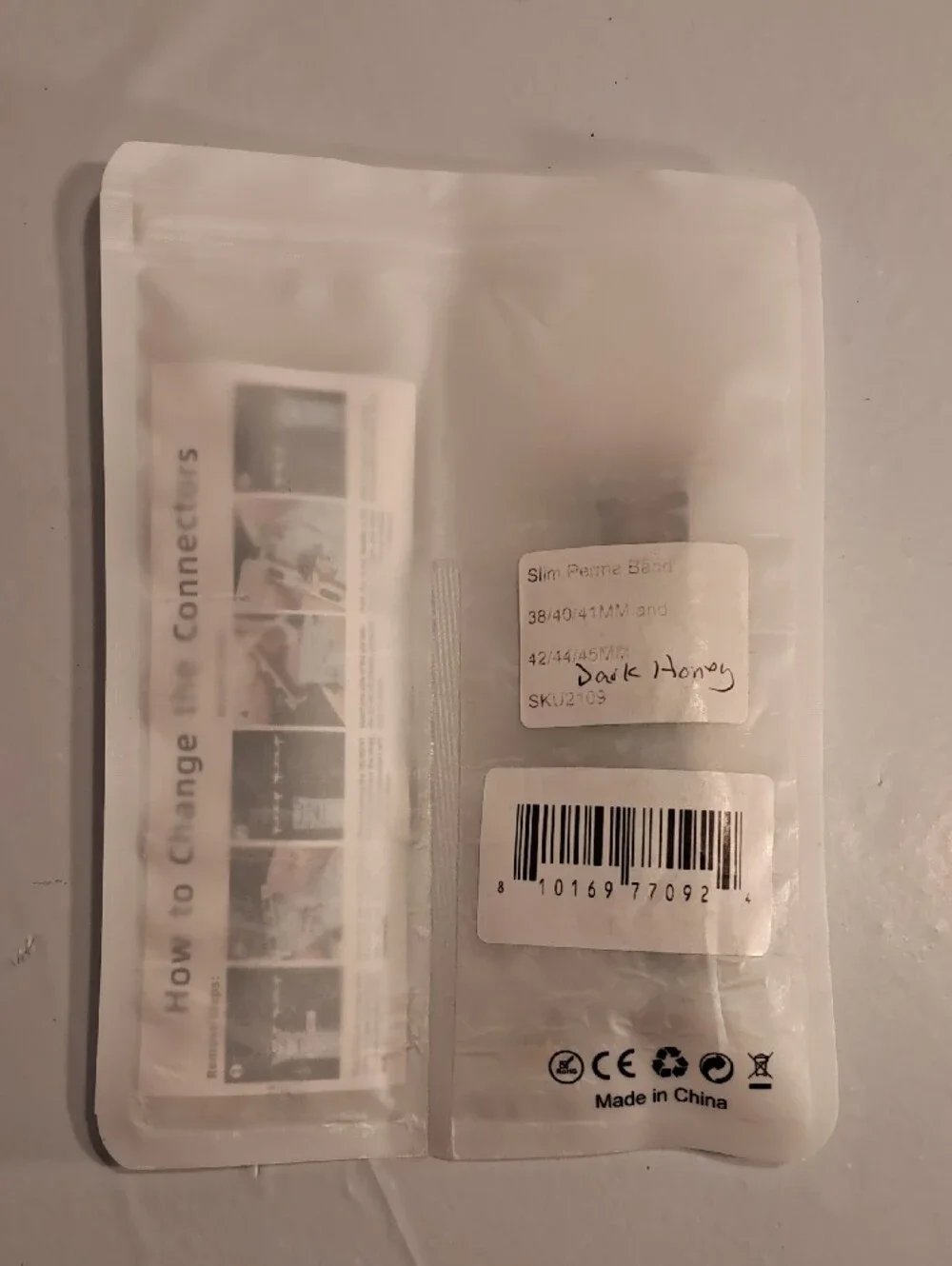 Solace Slim Perma Band for Apple Smart Watch - Dark Honey